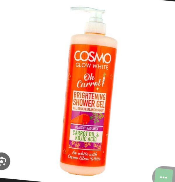 cosmoaCarrot1 Cosmo Glow White Oh Carrot! Brightening Shower Gel