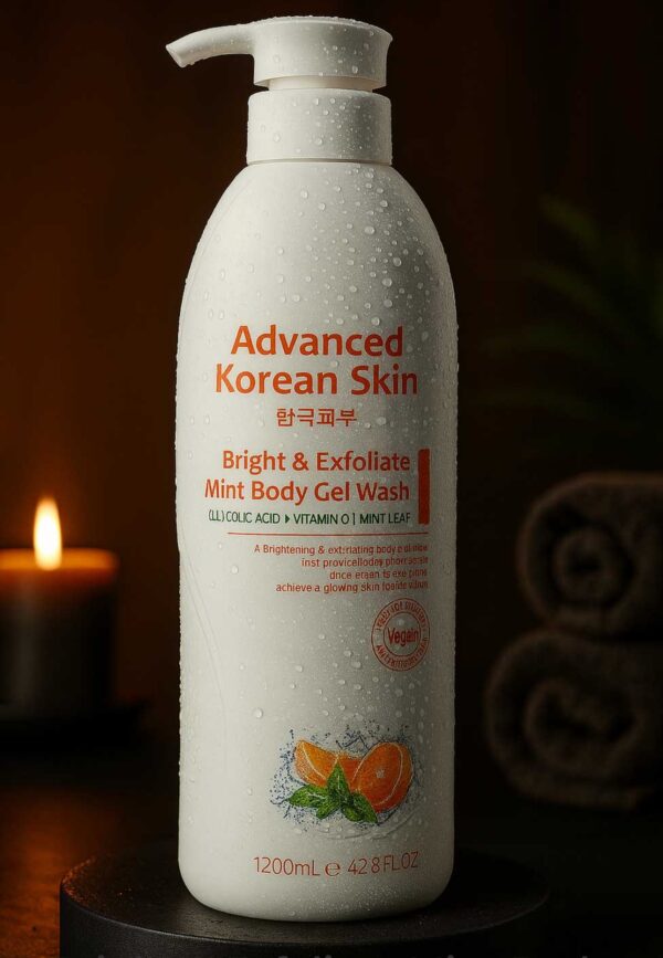 Advanced Korean Skin Bright & Exfoliate Body Gel Wash