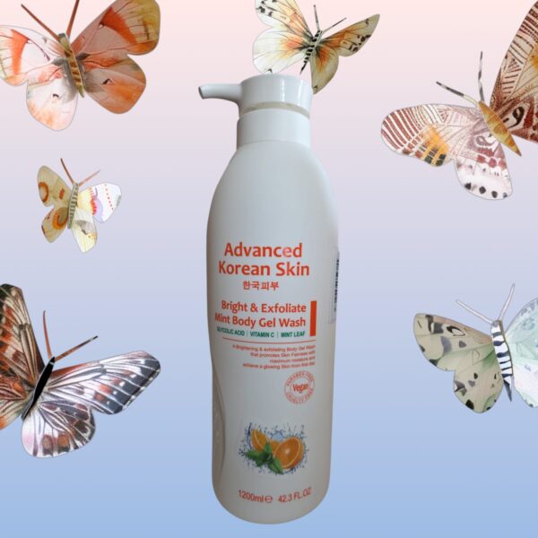 Advanced Korean Skin Bright & Exfoliate Body Gel Wash